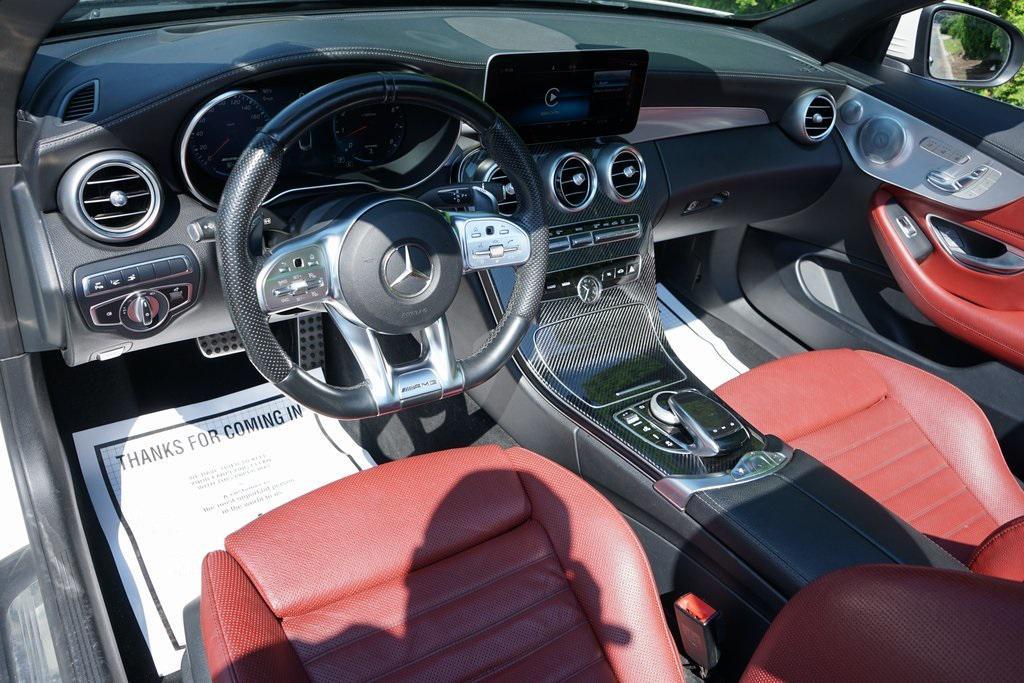 used 2020 Mercedes-Benz AMG C 43 car, priced at $34,195