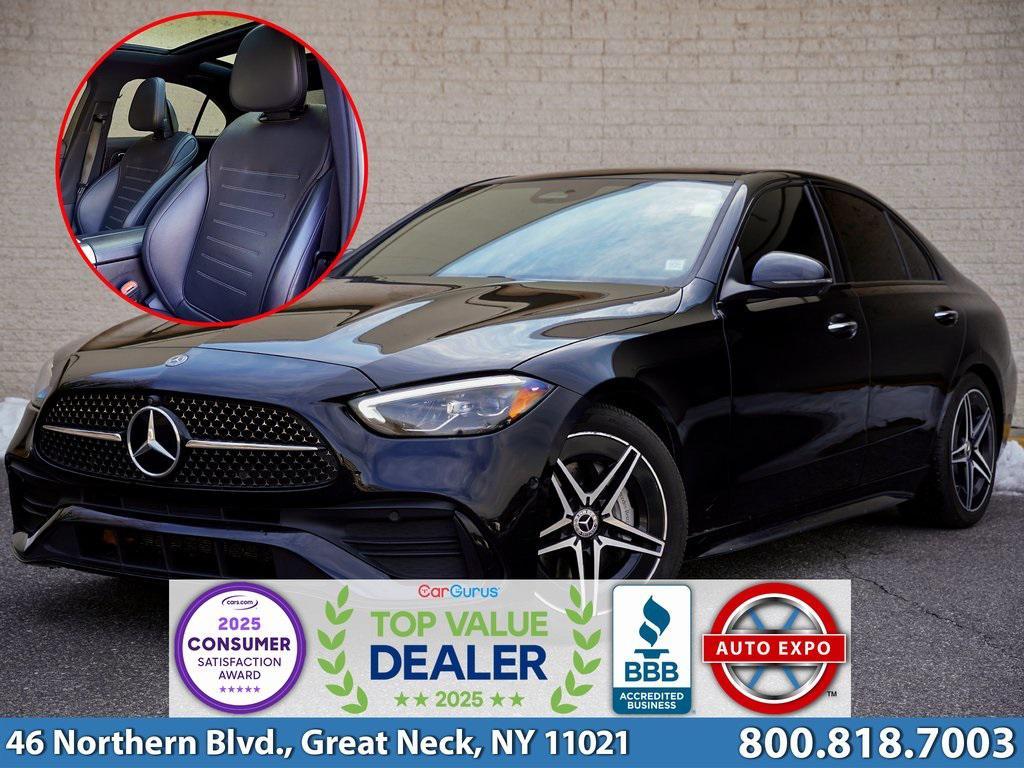 used 2022 Mercedes-Benz C-Class car, priced at $27,295