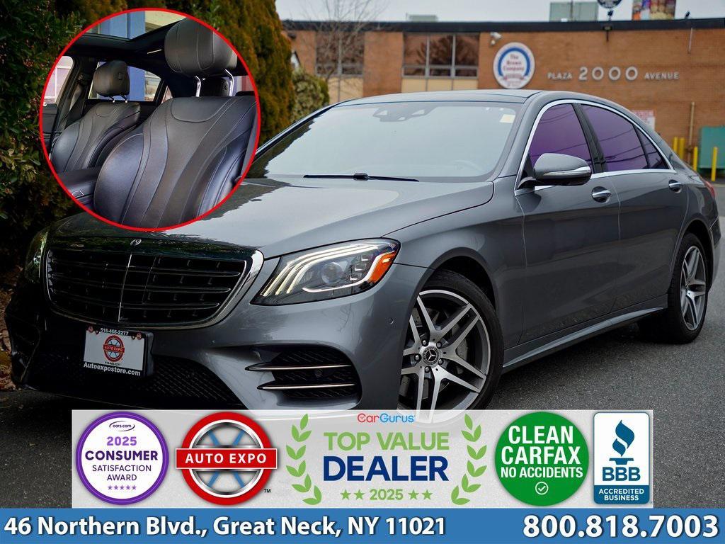 used 2018 Mercedes-Benz S-Class car, priced at $24,995