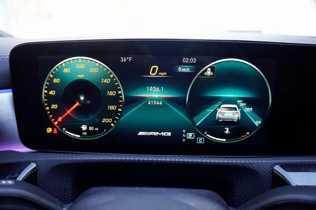 used 2021 Mercedes-Benz AMG CLA 45 car, priced at $32,495