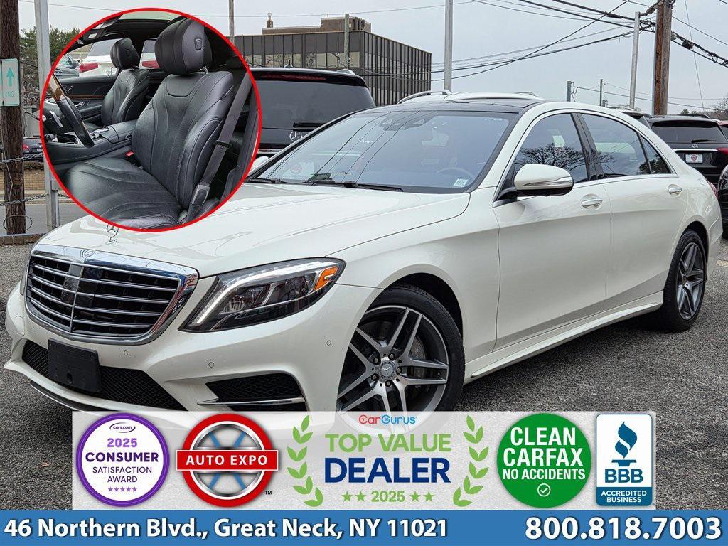 used 2015 Mercedes-Benz S-Class car, priced at $20,995