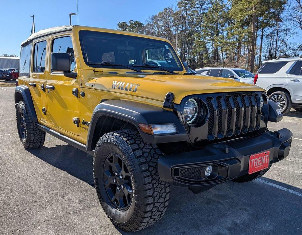 used 2021 Jeep Wrangler car, priced at $26,000