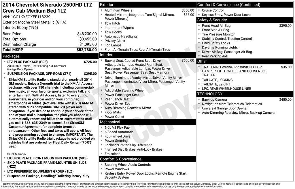 used 2014 Chevrolet Silverado 2500 car, priced at $24,789