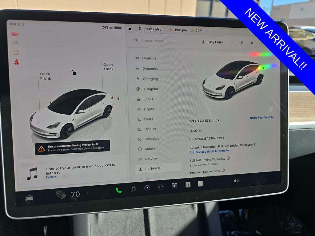 used 2023 Tesla Model 3 car, priced at $24,905