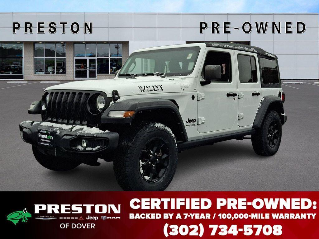used 2021 Jeep Wrangler Unlimited car, priced at $28,795