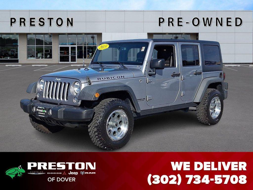 used 2015 Jeep Wrangler Unlimited car, priced at $23,500