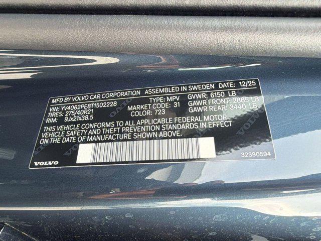 new 2026 Volvo XC90 car, priced at $69,068