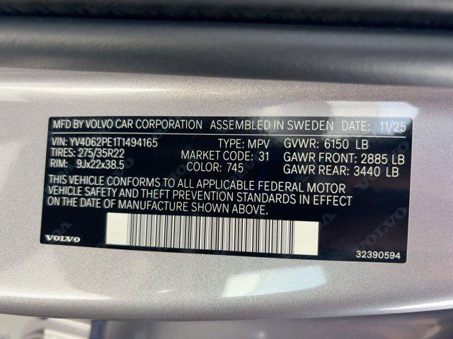 new 2026 Volvo XC90 car, priced at $74,125