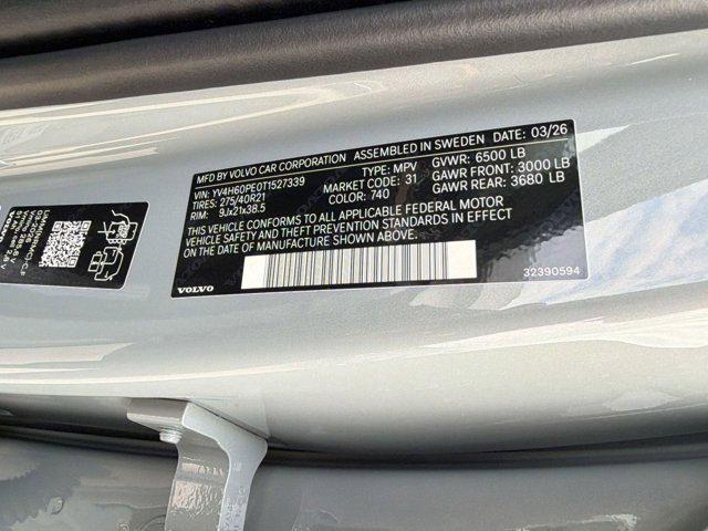new 2026 Volvo XC90 Plug-In Hybrid car, priced at $73,458