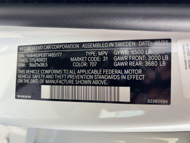 new 2026 Volvo XC90 Plug-In Hybrid car, priced at $80,655