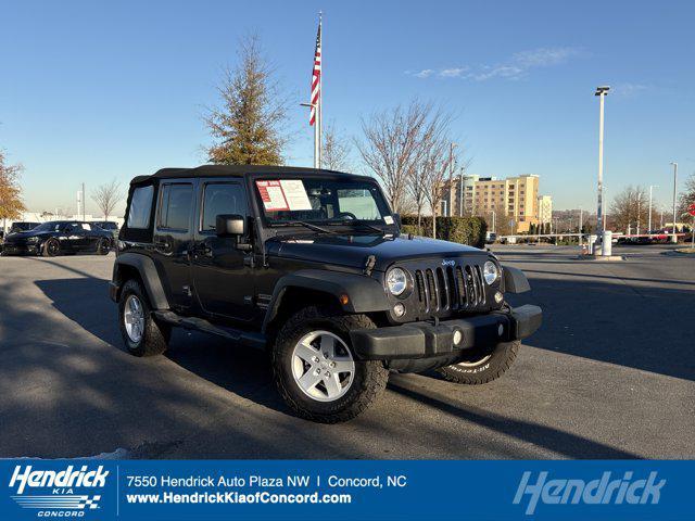 used 2017 Jeep Wrangler Unlimited car, priced at $20,493