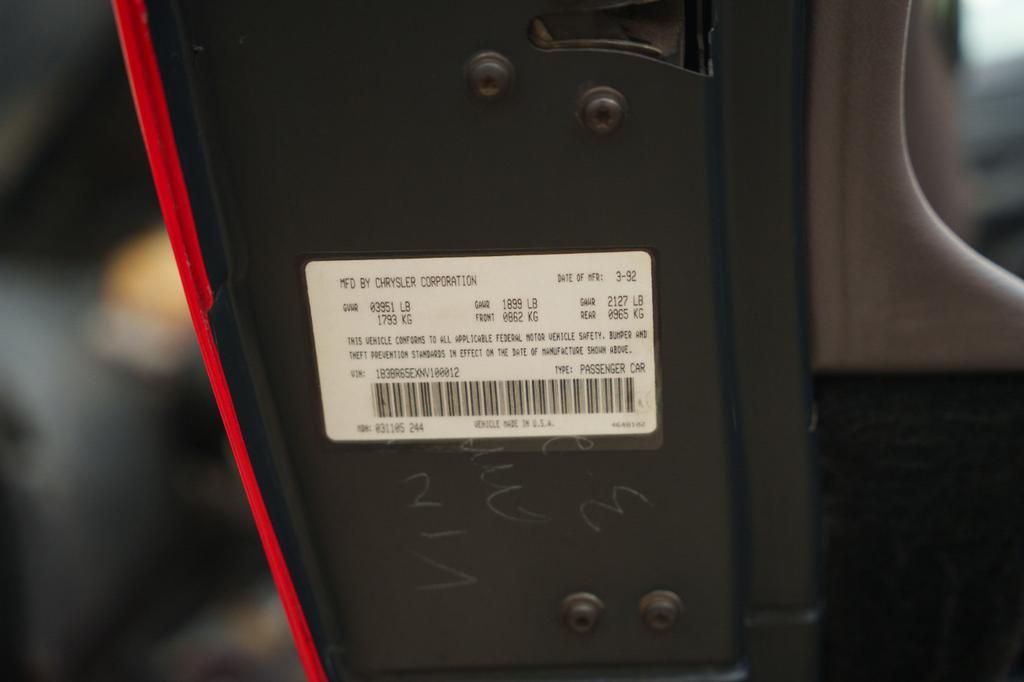 used 1992 Dodge Viper car, priced at $69,995