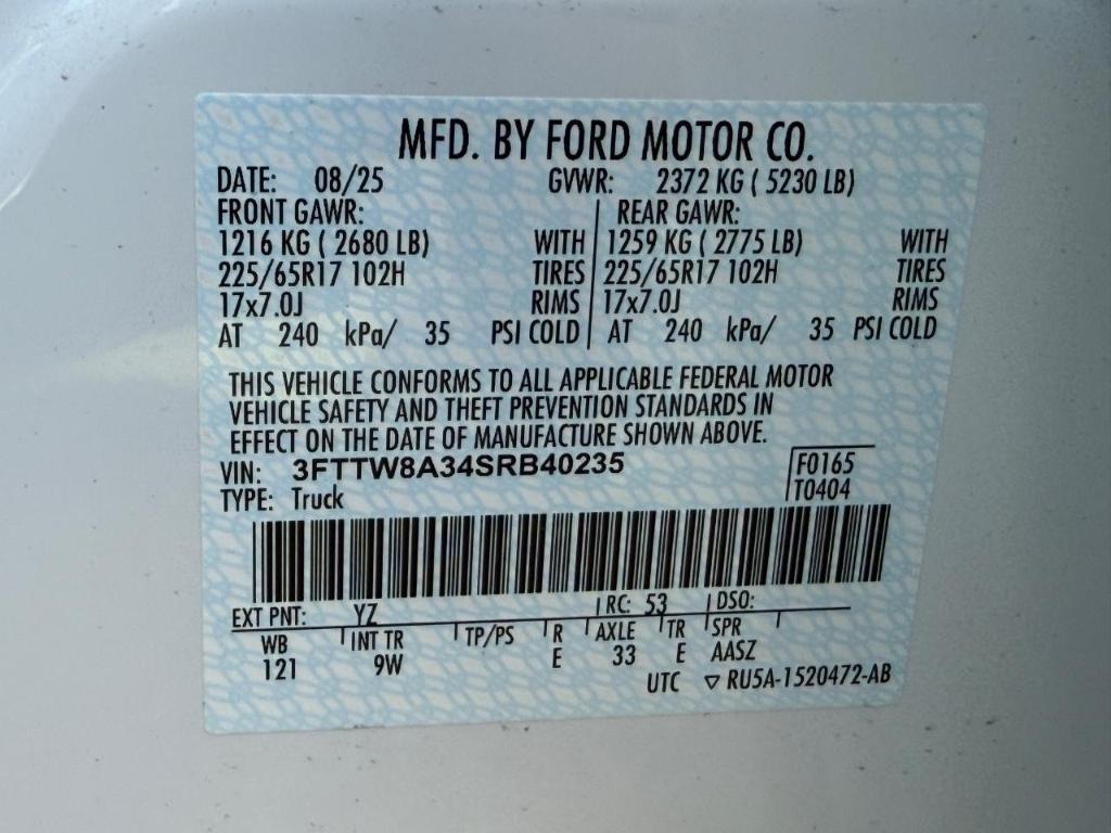 new 2025 Ford Maverick car, priced at $28,496