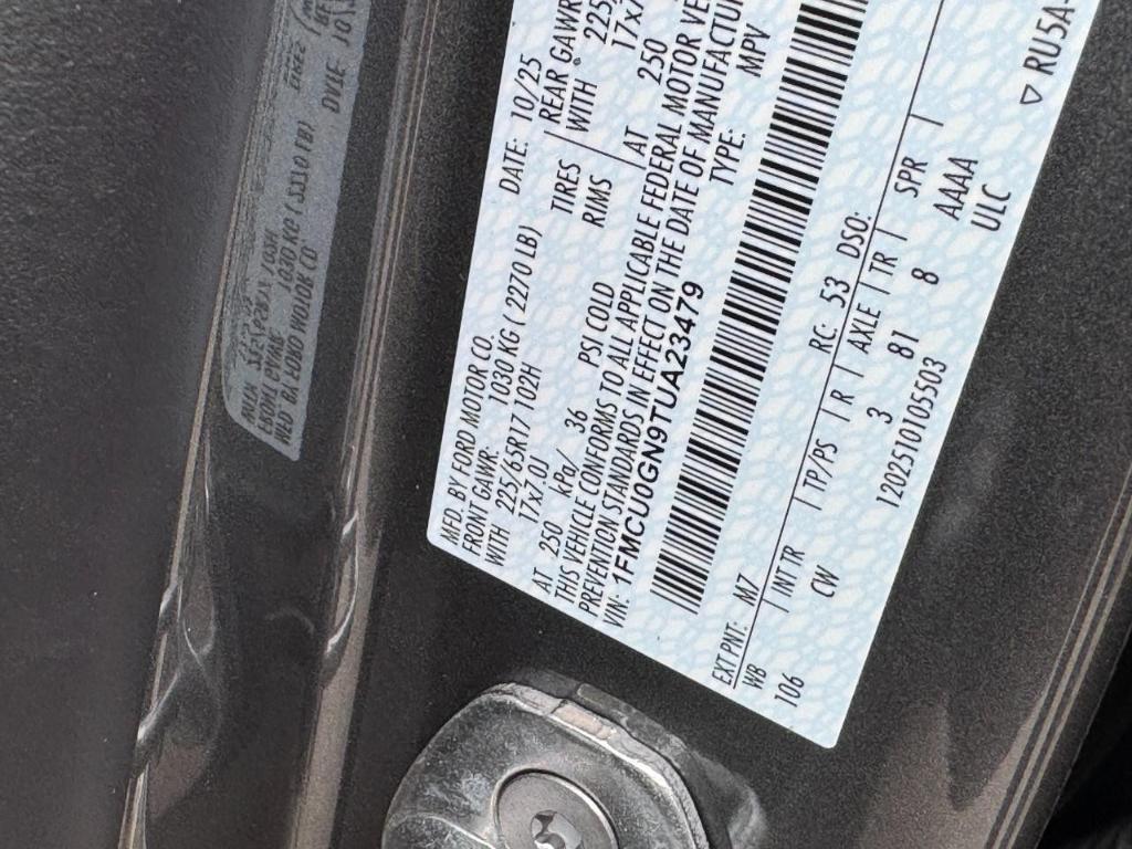 new 2026 Ford Escape car, priced at $27,970