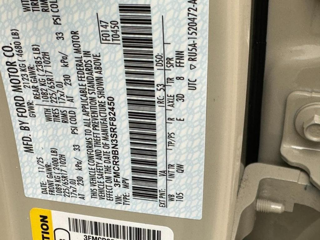 new 2025 Ford Bronco Sport car, priced at $31,289