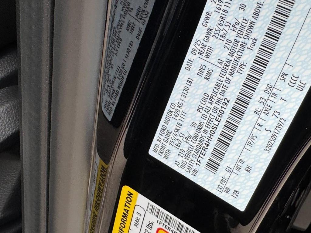 new 2025 Ford Ranger car, priced at $39,556