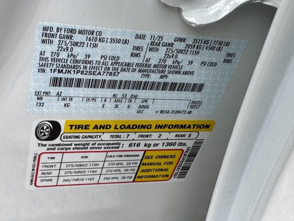 new 2025 Ford Expedition Max car, priced at $85,061