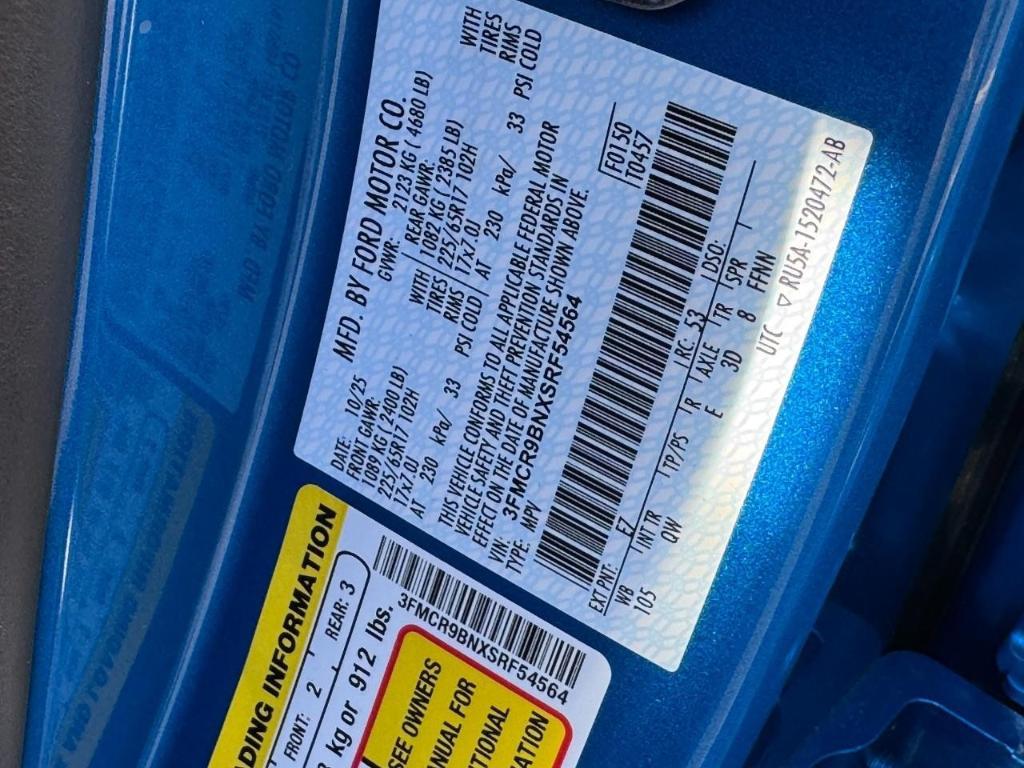 new 2025 Ford Bronco Sport car, priced at $29,716