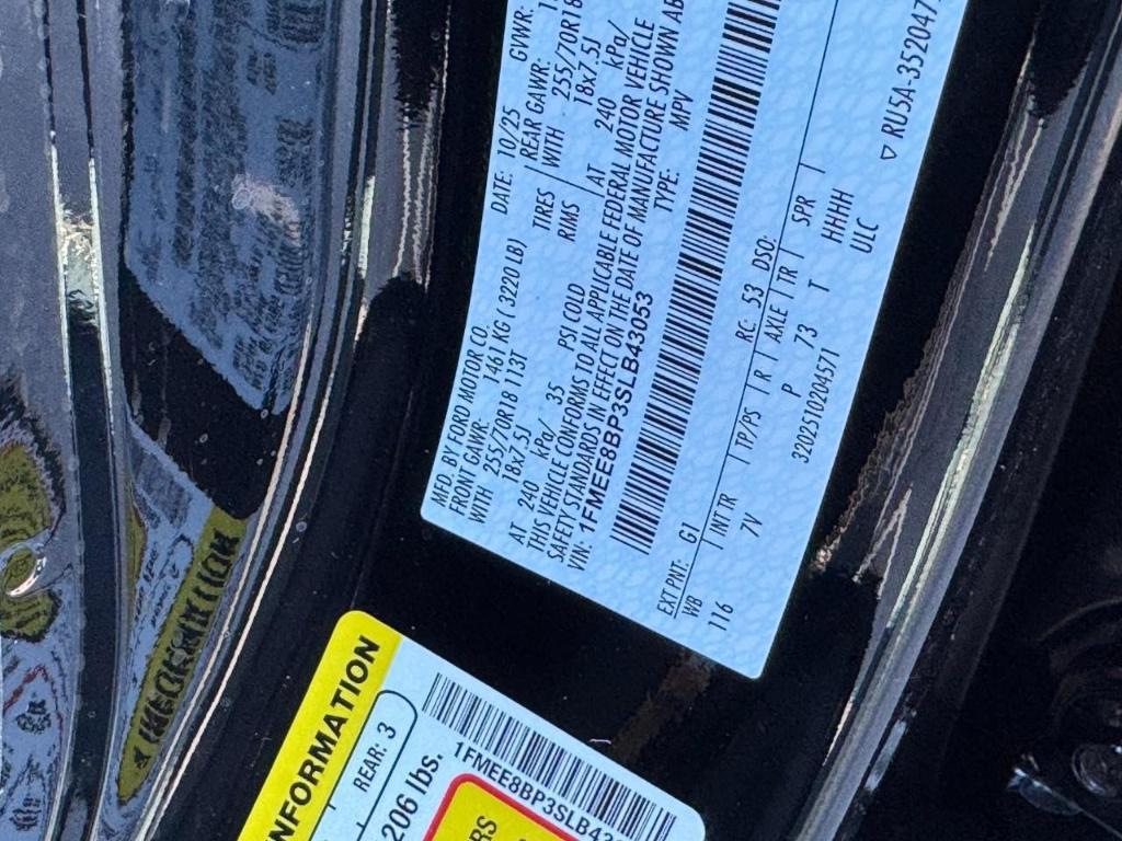 new 2025 Ford Bronco car, priced at $49,520