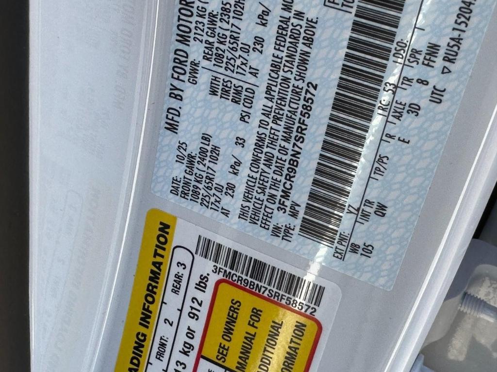 new 2025 Ford Bronco Sport car, priced at $29,860