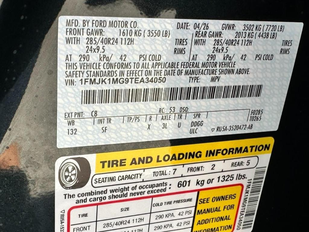 new 2026 Ford Expedition Max car, priced at $95,855