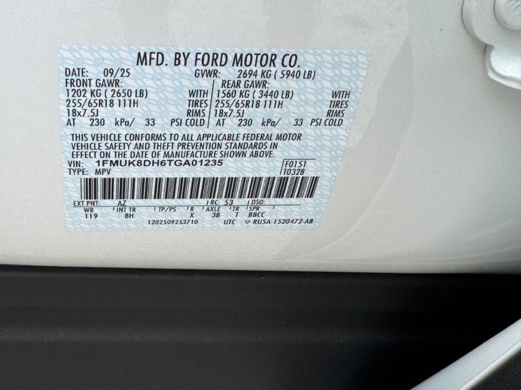 new 2026 Ford Explorer car, priced at $39,864