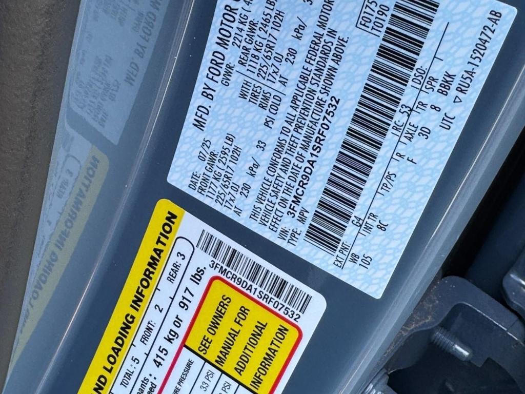 new 2025 Ford Bronco Sport car, priced at $37,908