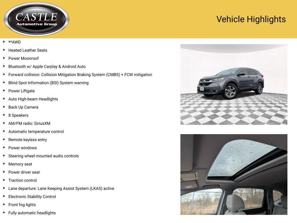 used 2019 Honda CR-V car, priced at $18,494