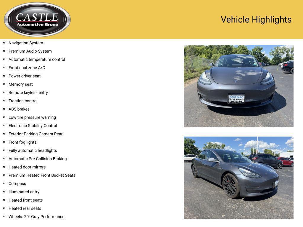used 2019 Tesla Model 3 car, priced at $25,410