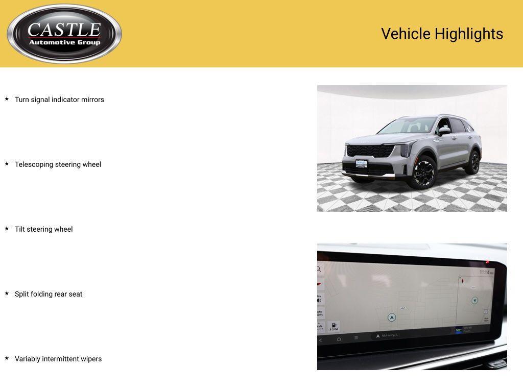 used 2025 Kia Sorento car, priced at $33,625