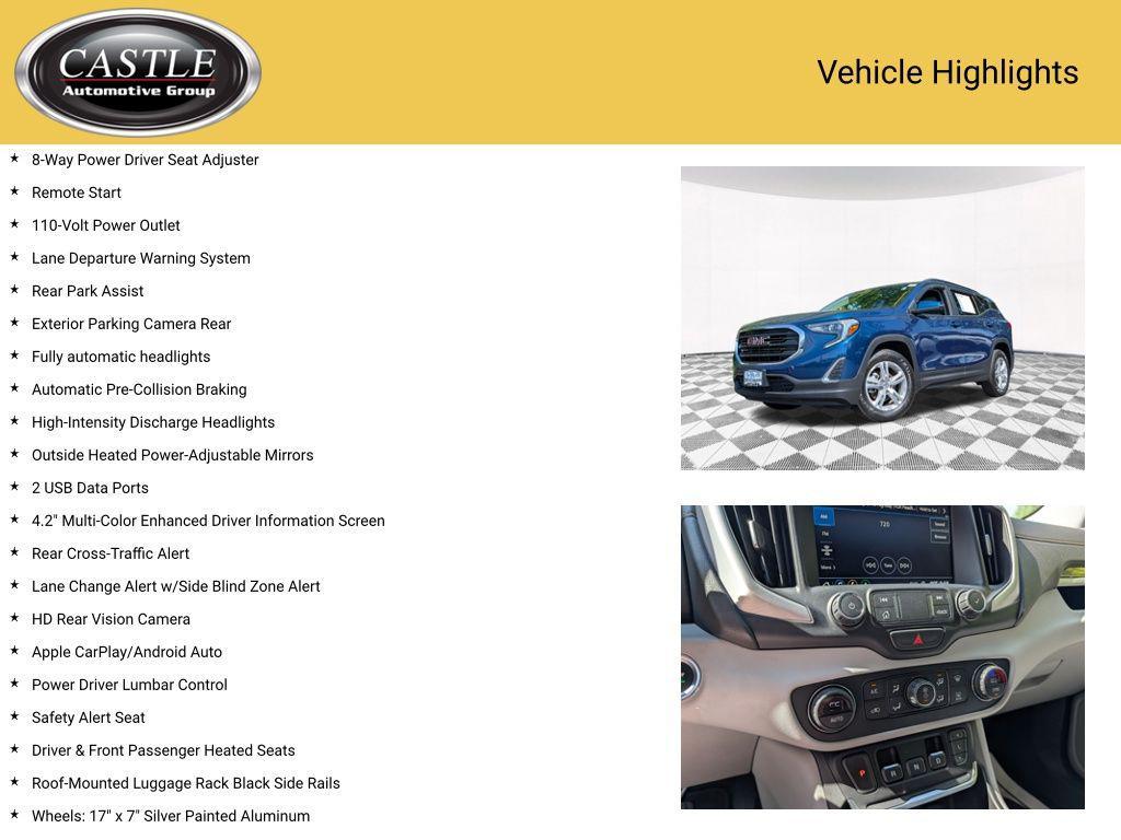 used 2021 GMC Terrain car, priced at $22,410