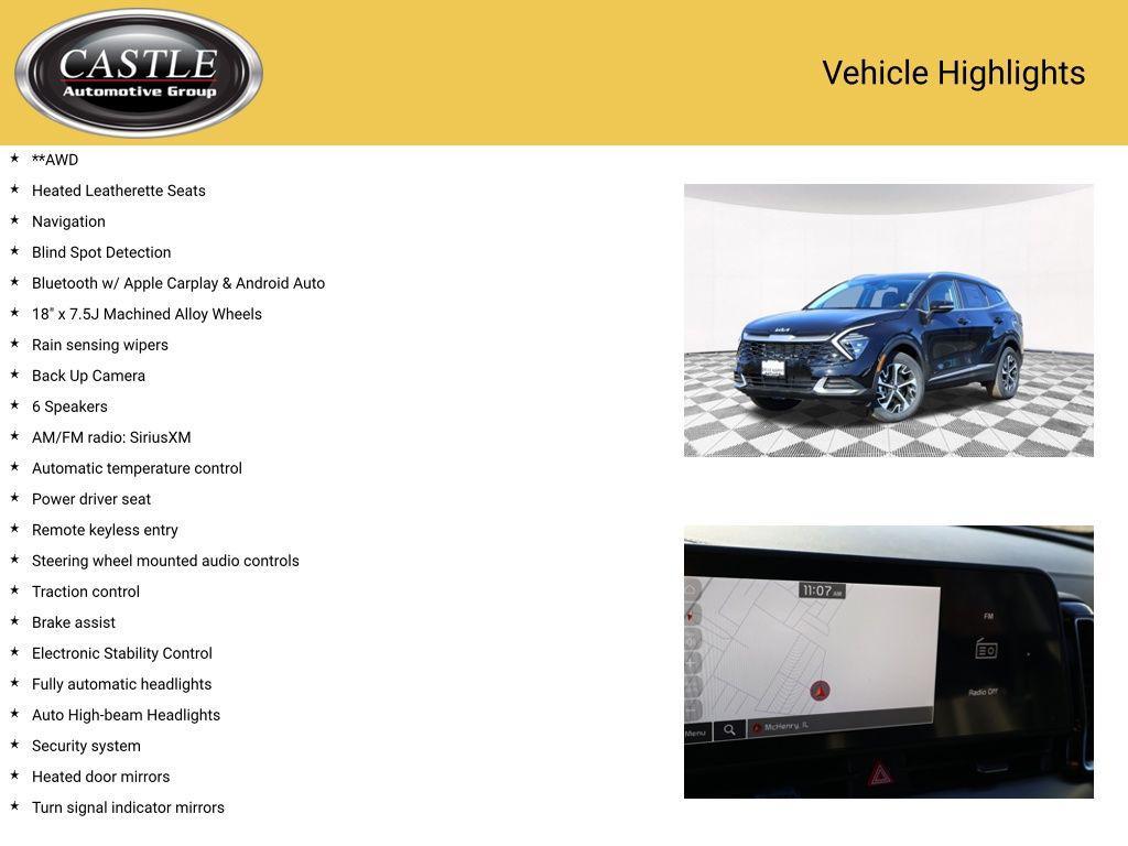 used 2025 Kia Sportage car, priced at $28,250