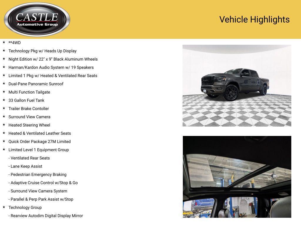 used 2021 Ram 1500 car, priced at $47,472