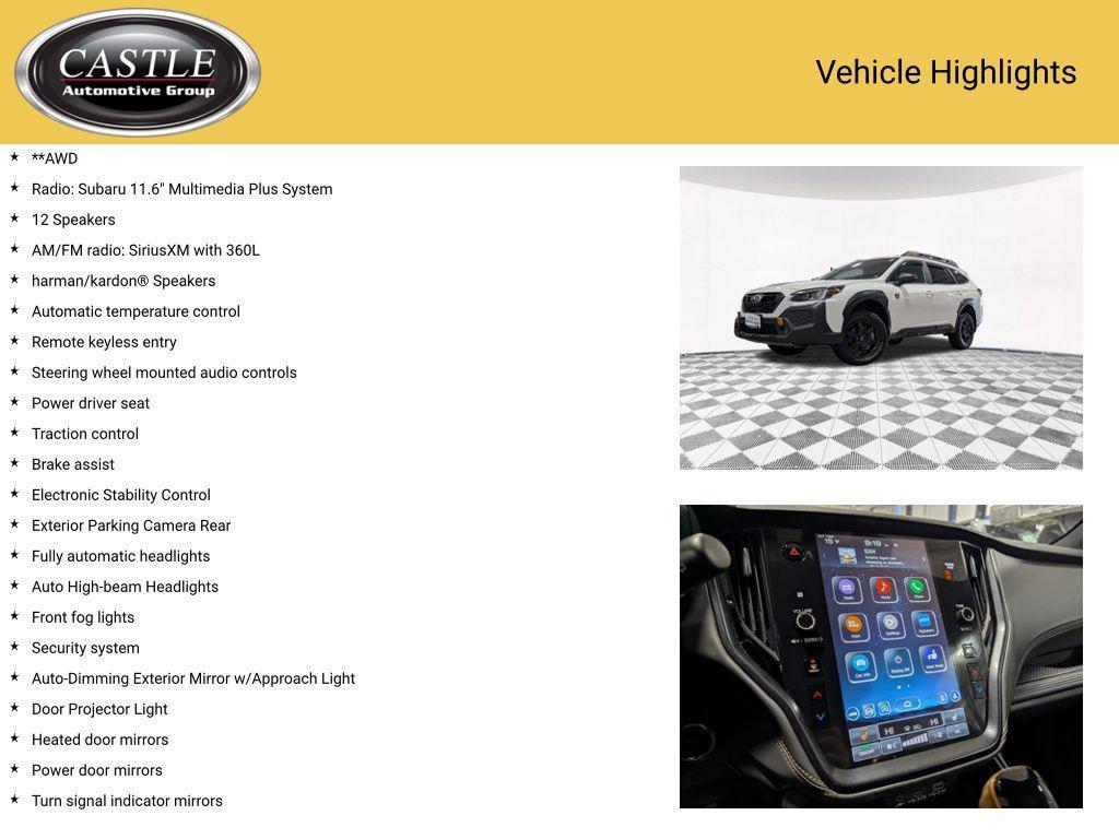 used 2025 Subaru Outback car, priced at $36,699