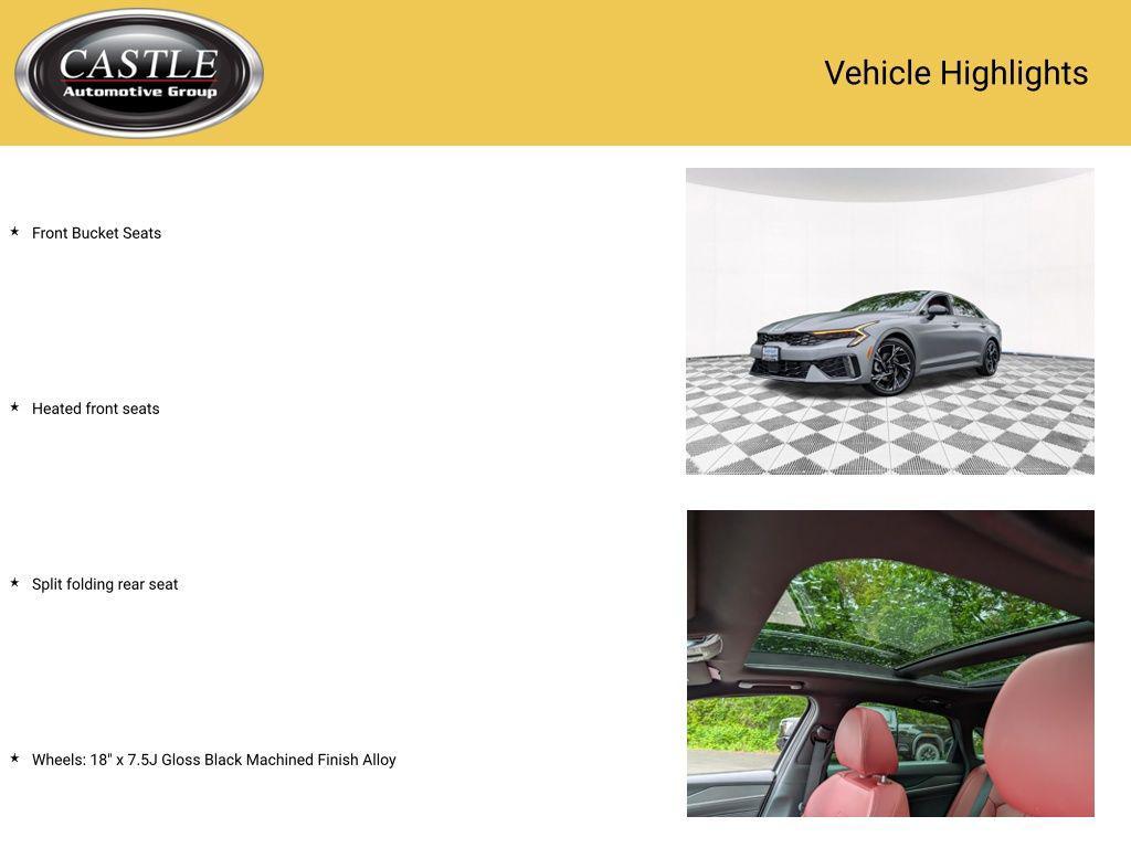used 2025 Kia K5 car, priced at $27,210