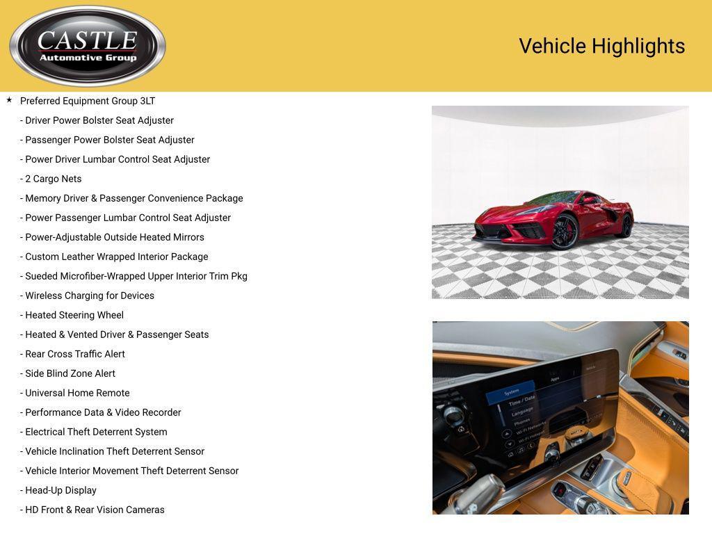 used 2023 Chevrolet Corvette car, priced at $82,410