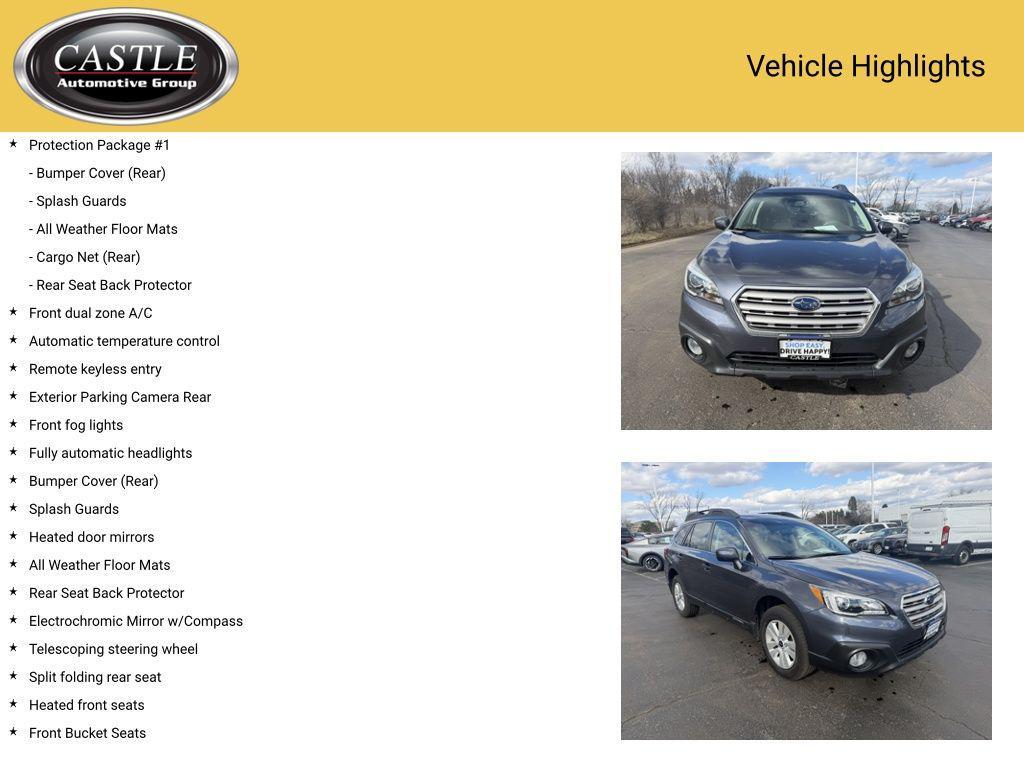 used 2015 Subaru Outback car, priced at $14,590