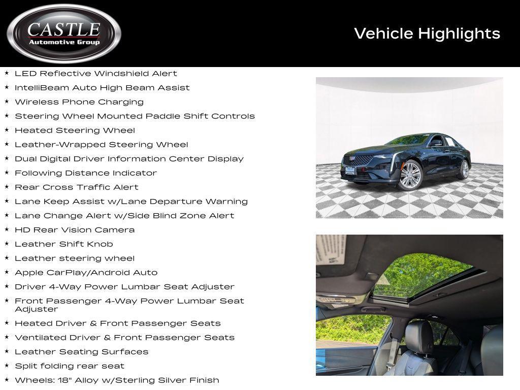 used 2021 Cadillac CT4 car, priced at $22,210