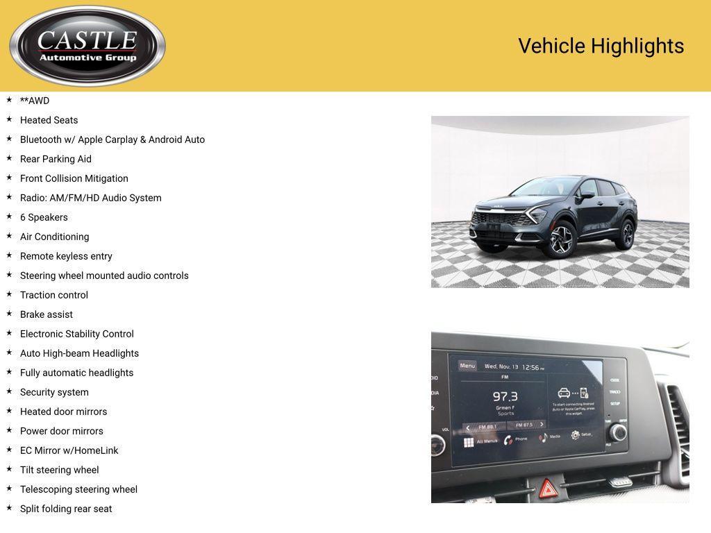 used 2025 Kia Sportage car, priced at $24,771