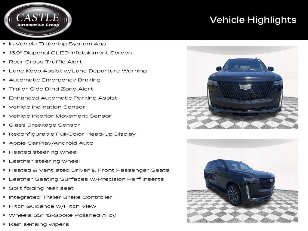 used 2021 Cadillac Escalade car, priced at $59,999