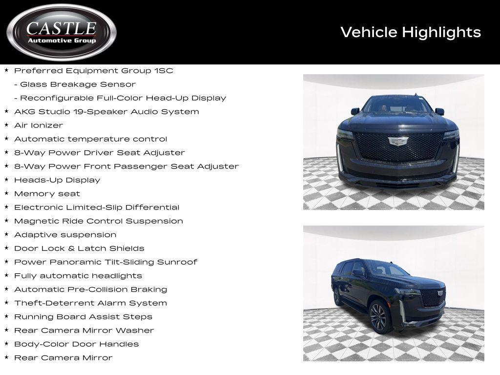 used 2021 Cadillac Escalade car, priced at $59,999