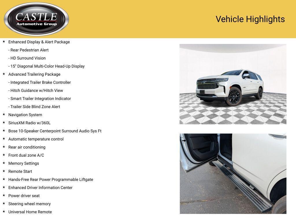 used 2023 Chevrolet Tahoe car, priced at $54,708