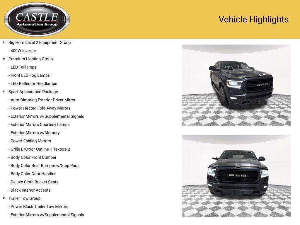 used 2019 Ram 1500 car, priced at $22,692