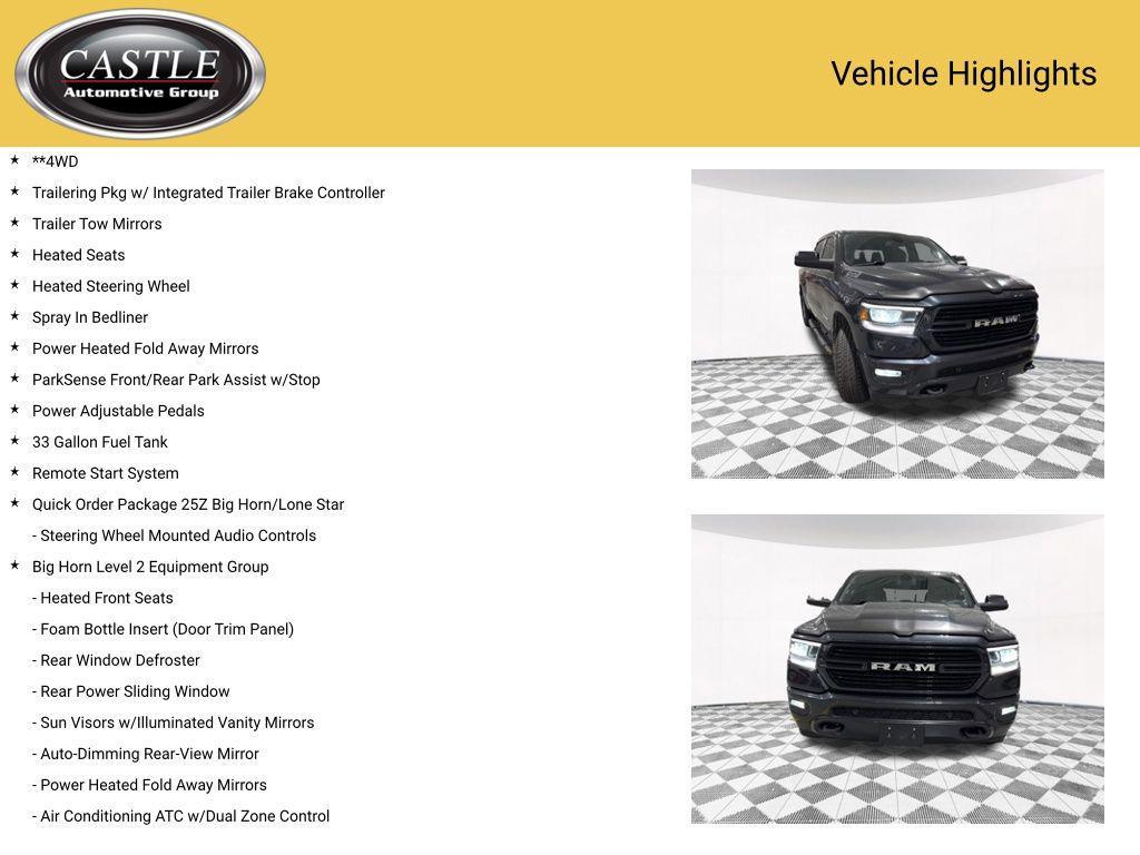 used 2019 Ram 1500 car, priced at $22,692