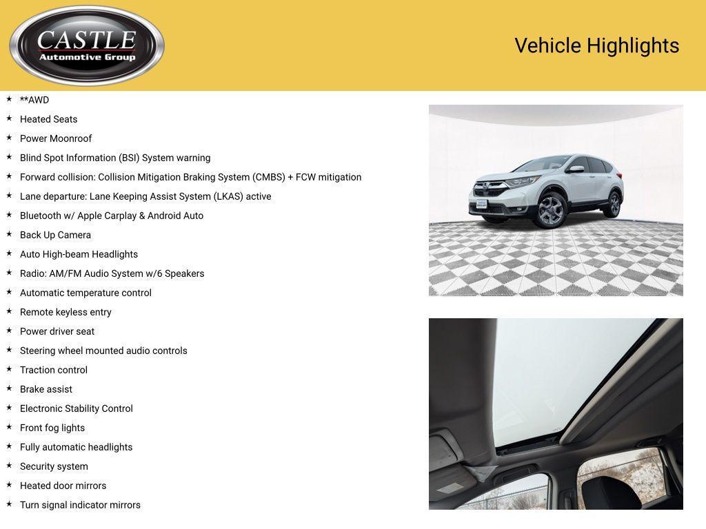 used 2019 Honda CR-V car, priced at $19,599