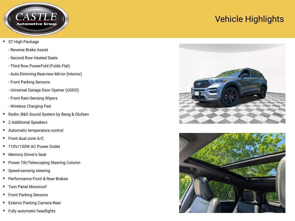 used 2023 Ford Explorer car, priced at $43,398