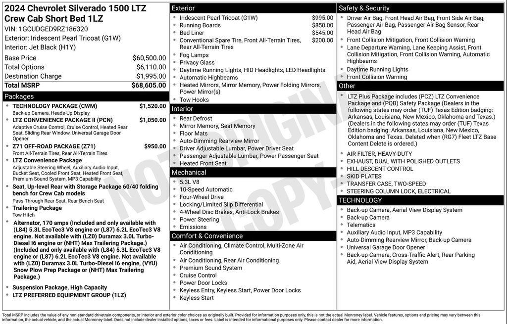used 2024 Chevrolet Silverado 1500 car, priced at $47,910