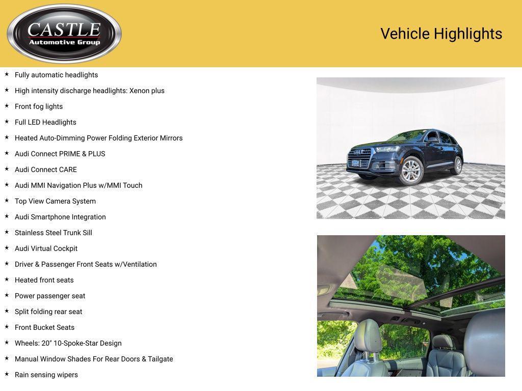 used 2017 Audi Q7 car, priced at $16,110