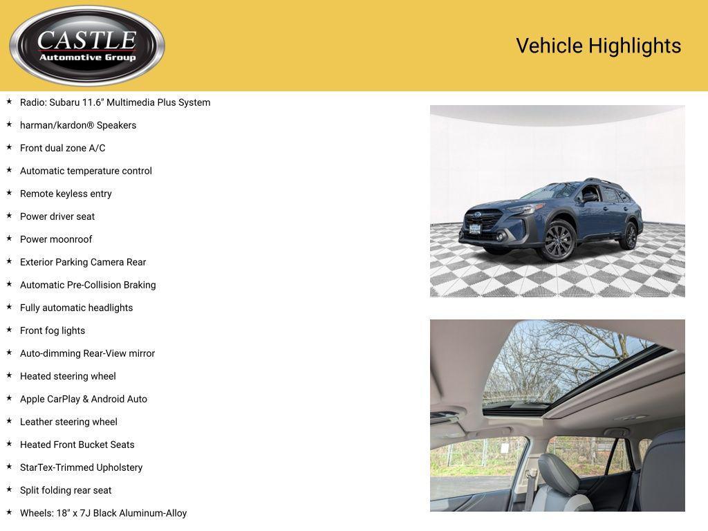 used 2025 Subaru Outback car, priced at $36,224