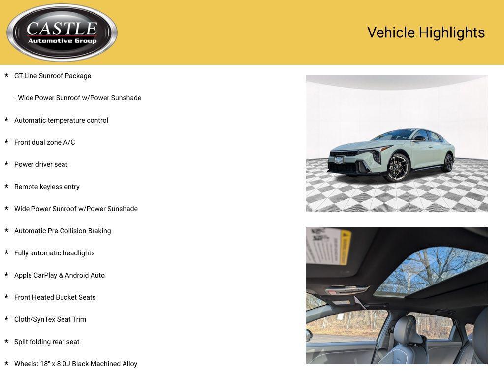 used 2025 Kia K4 car, priced at $25,112